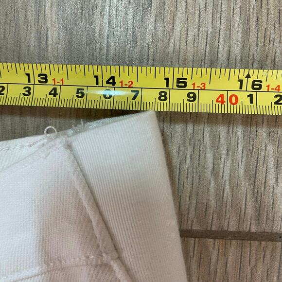 HATCH Maternity Side Panel Jeans White Raw Hem Stretch Denim Women’s 27 - Picture 4 of 8